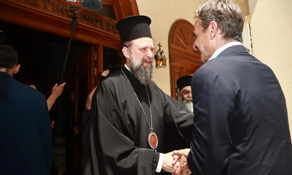 Μητσοτάκης: Συναντήθηκε με τον Μητροπολίτη Θεσσαλονίκης Φιλόθεο